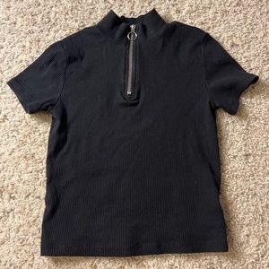 H&M Black Short Sleeve Shirt